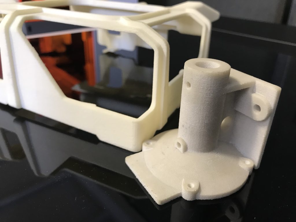 SLS printed part